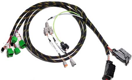 Fireproof design of wiring harness