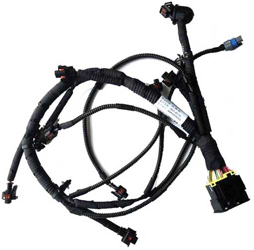 Processing and design of engine wiring harness