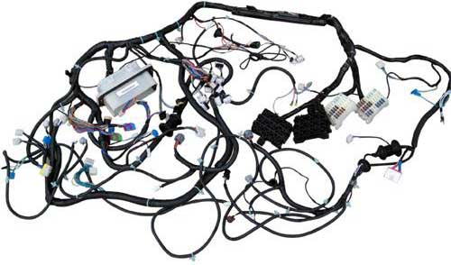 Precautions for maintenance of engine wiring harness