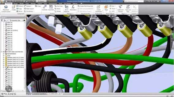 Internal design of automobile wiring harness