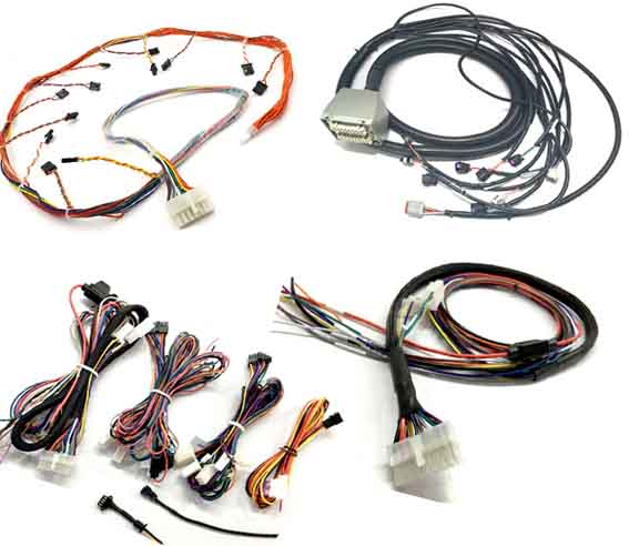electronic connection wiring harness