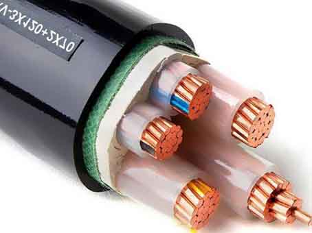 Cable de material conductor con núcleo de cobre 