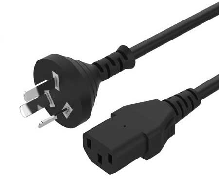 Computer power cord features