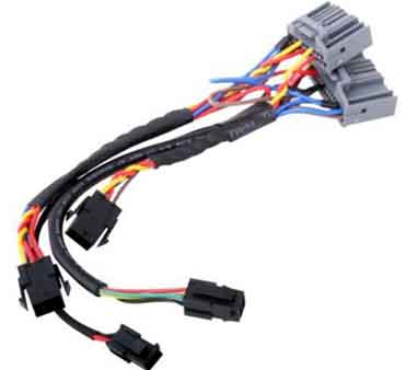 Car headlight usb wire harness 