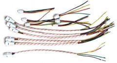 Wire harness for electric energy meter and collector