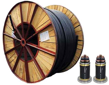 Mine rubber sheathed flexible cable