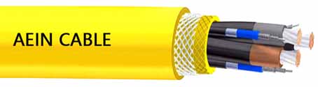Environmentally friendly, oil-resistant, flame-retardant cable 