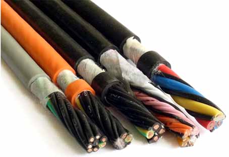 Shielded control cable with silicone rubber insulation sheath 