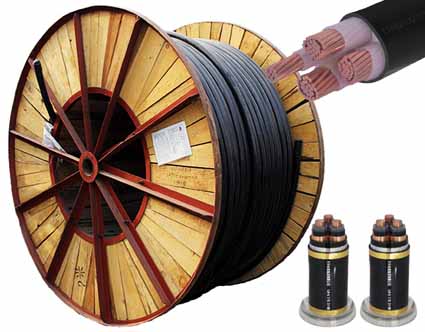 XLPE insulated power cable 