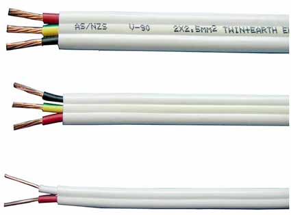 UL, VDE-zertifiziertes Flach kabel 