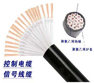 PVC insulated control and signal cables 