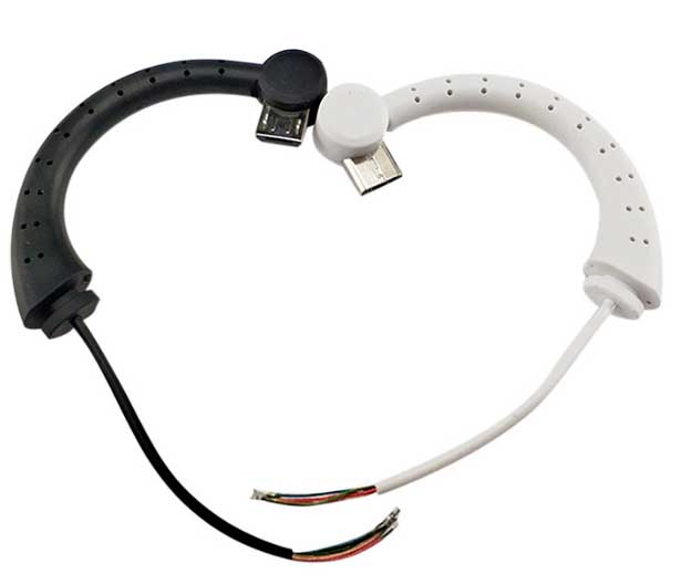 Wireless Sports Headphone Harness Overmolding